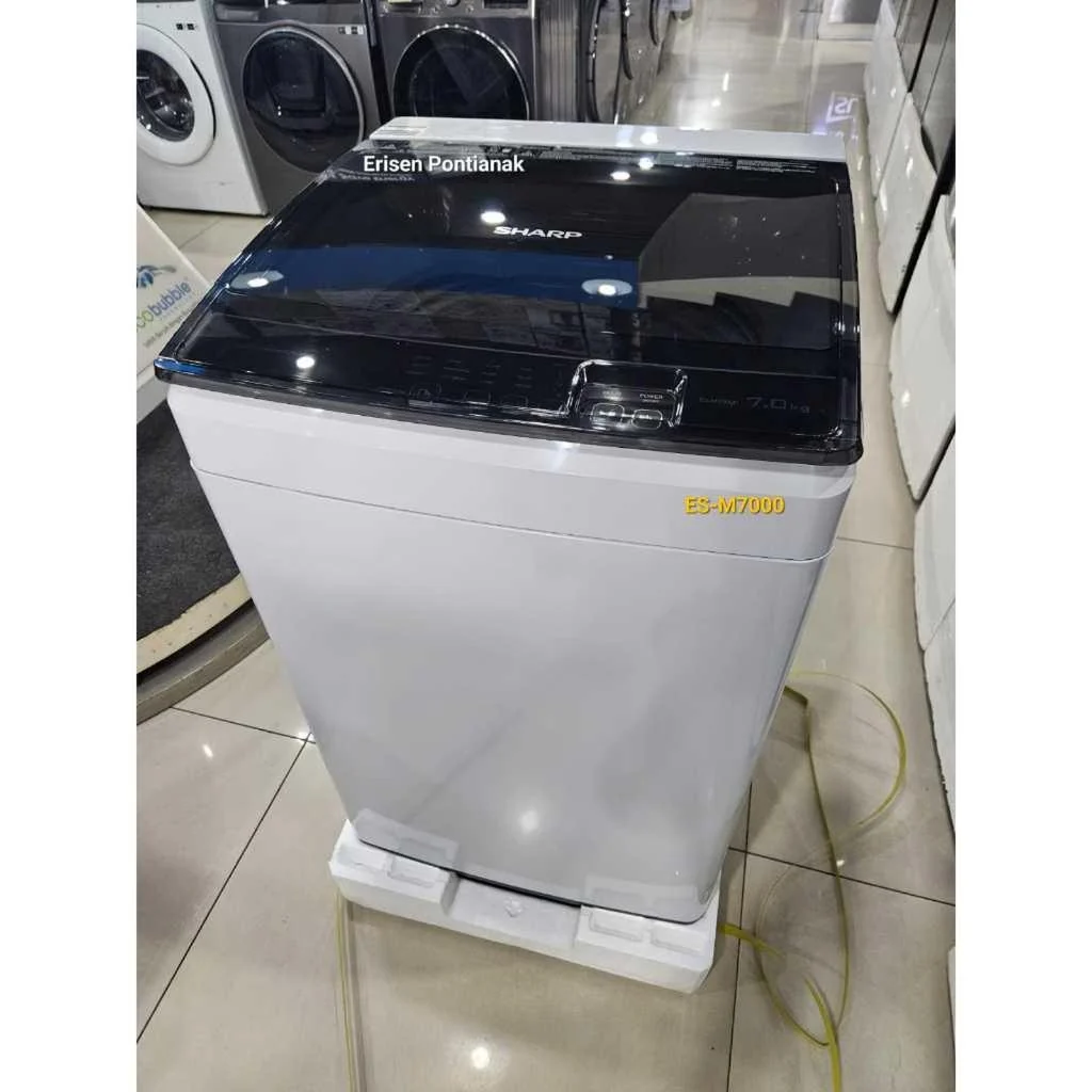 SHARP Mesin Cuci Top Loading ESM7000P ESM-7000P 7KG AUTO