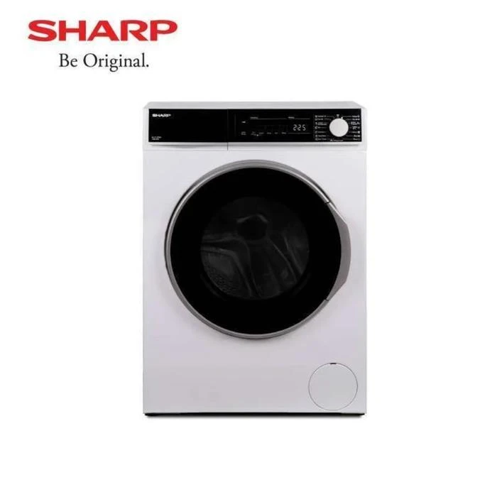 Sharp Mesin Cuci Front Loading Inverter 8 KG ES-FL1280XT / 8KG Mesin Cuci Bukaan Depan ESFL 1280 XT / 1280XTMesin Cuci Pintu Depan Front Loading 8 kg
