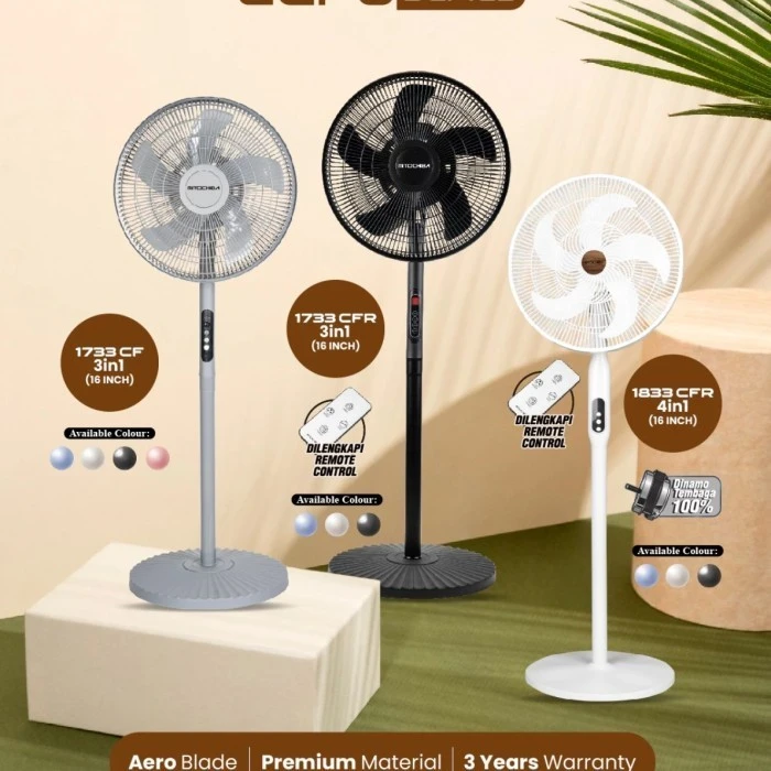 Kipas angin Mito Remote 4in1 Mitochiba 1833CFR 1833-Cfr 1833cfr 4fungsi 16 inch AERO