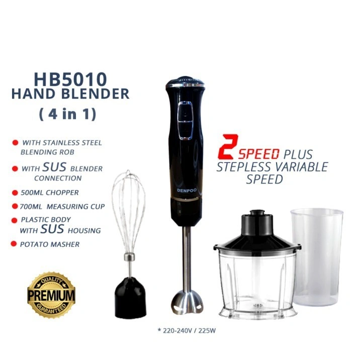 DENPOO Hand Blender 4 in 1 HB5010-GS HB 5010