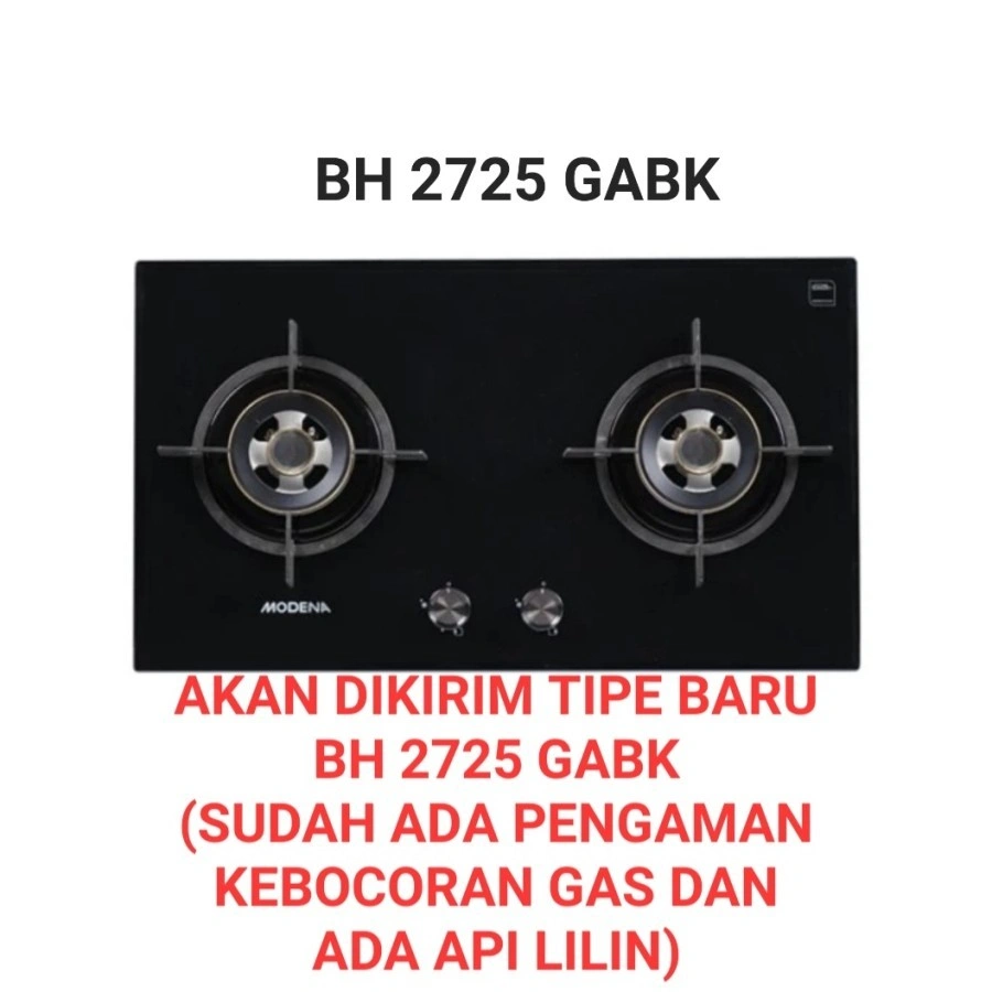 Kompor Tanam Modena Modena Kompor Tanam BH 2725GABK / 2725 GABK / BH2725GABK