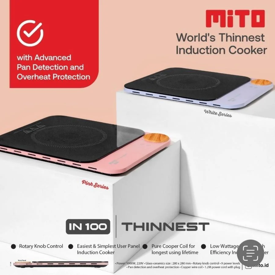 Mito IN 100 Kompor Induksi IN100 Induction Cooker in100 in-100