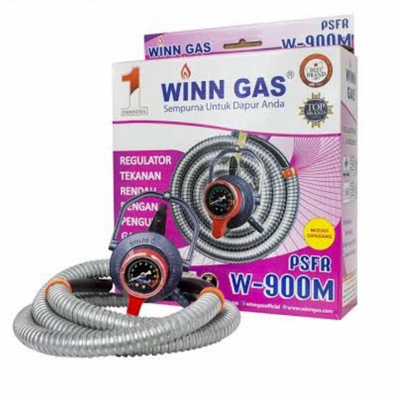 SELANG REGULATOR GAS WINN GASS W-900M W 900M TEKANAN RENDAH