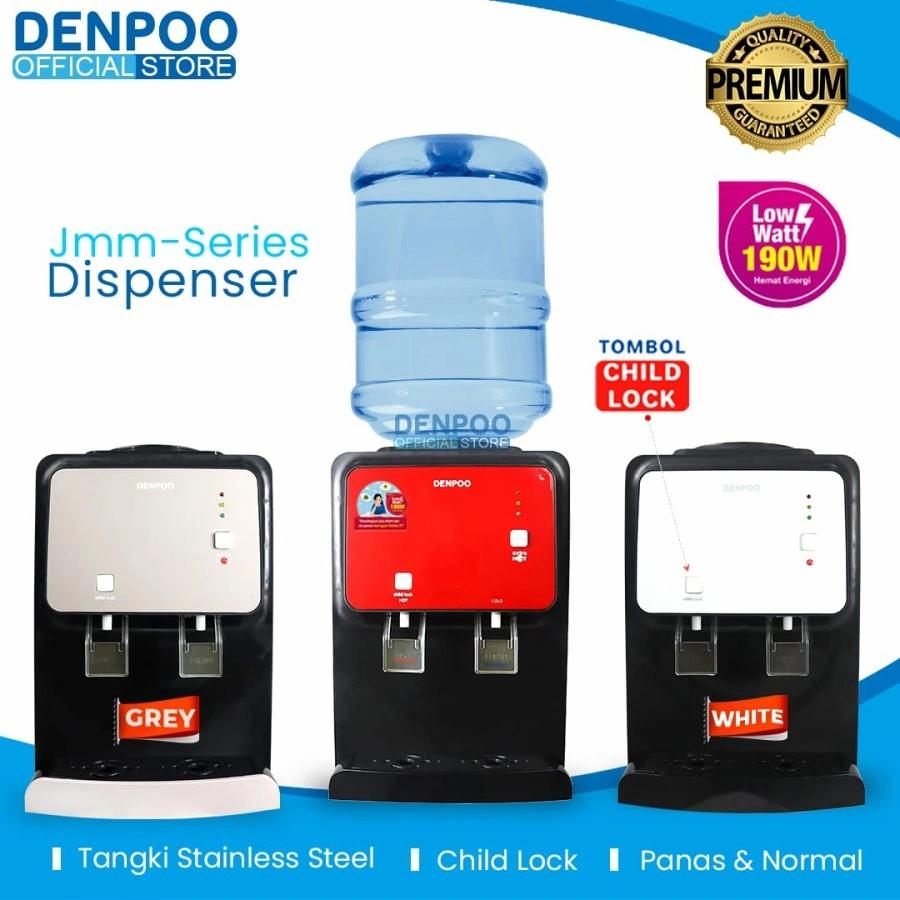 Denpoo Water Dispenser XAVIER JMM Hot & Fresh Low Wat 190