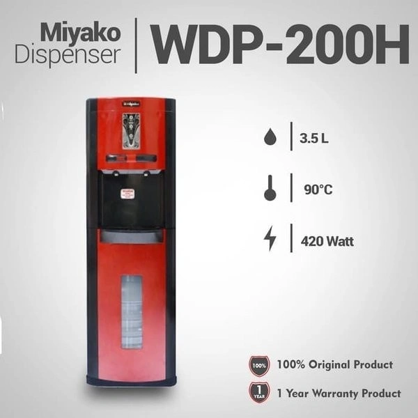 Dispenser Galon Bawah Hot and Normal Miyako WDP- 200 WDP 200 WDP200