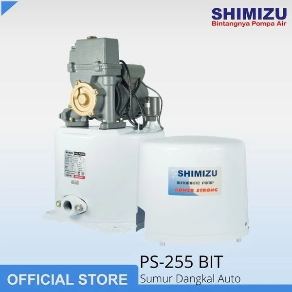 POMPA AIR SHIMIZU JETPUMP 250WATT AUTOMATIC SUMUR DANGKAL PS-255BIT / PS 255BIT