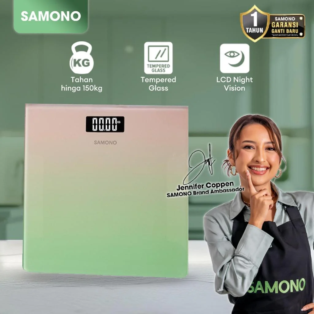 Timbangan Badan Digital Samono LED Body Fat Scale SW-BS02 SWBS02
