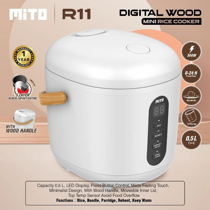 RICE COOKER MITO MINI R11 R 11 R-11 magic com mini 0,5L