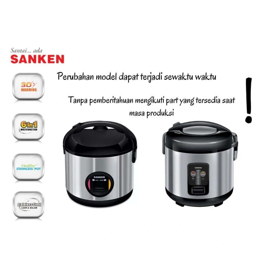 MAGIC COM SANKEN SJ1999 SJ 1999 SJ-2200 SJ 2200 1,8 LITER STAINLESS