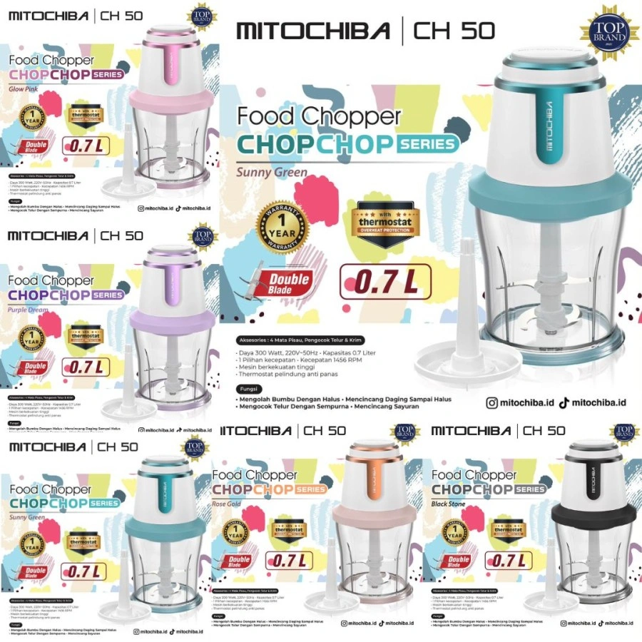CHOPPER MITO CH 50 CH-50 CH50 0,8LITER MINI PROMO