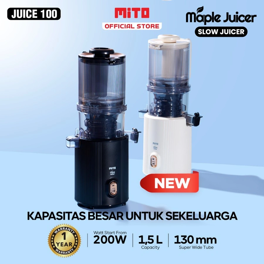 Slow juicer Mito Maple series MITO Maple Juicer 1,5L JUICEr 100 XXL low watt