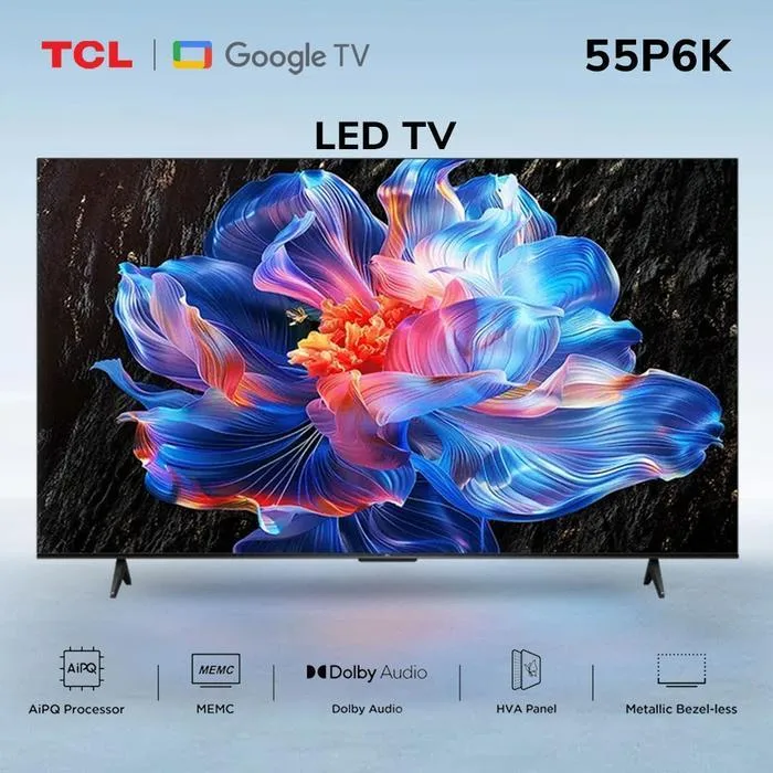 TCL 55P6K UHD 4K HDR GOOGLE TV 55 Inch P6K GOOGLE TV