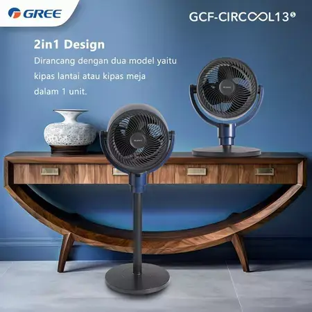 Gree GCF-CIRCOOL13S 2in1 Fan Hemat Energi Kipas Gree circool 13