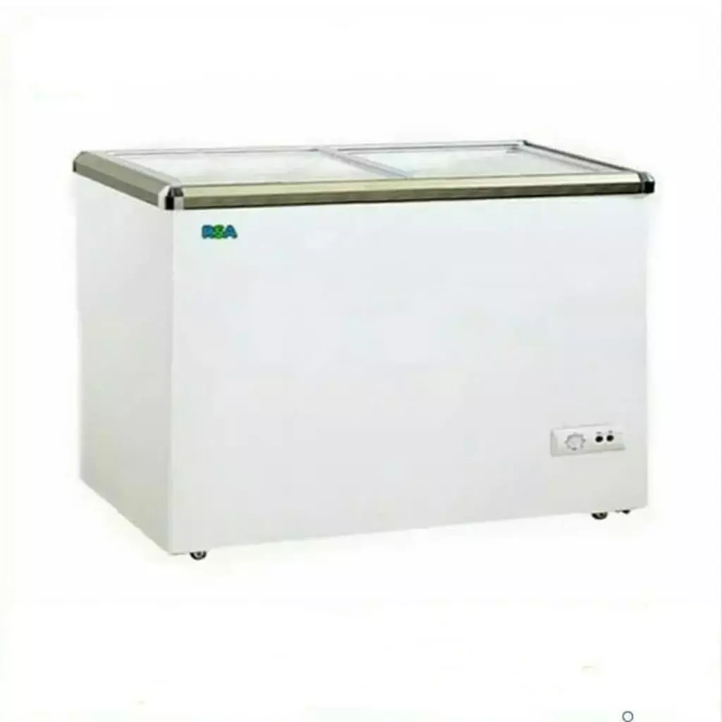 RSA XS-200 / XS200 Sliding Flat Glass Freezer  Liter Chest Freezer 190L KACA