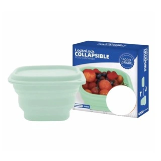LOCKNLOCK Collapsible Food Container 550ml - Green lock and lock ori