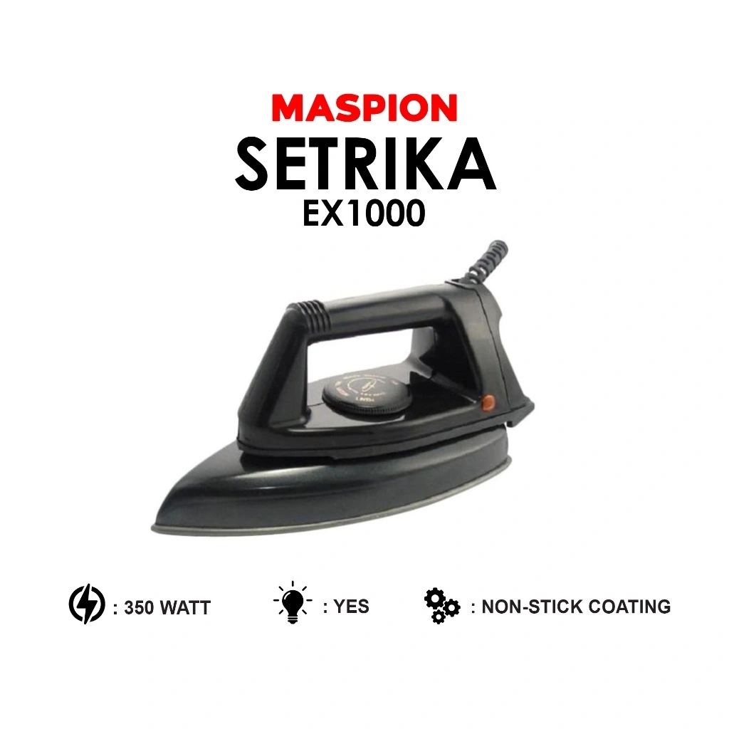 setrika MASPION EX1000 strika murah iron gosokan ex 1000 EX1000