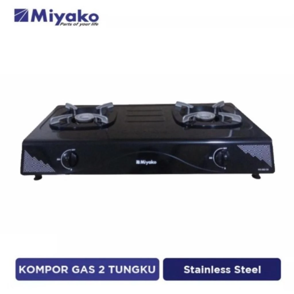 Kompor Gas Miyako KG-202 CE 2 Dua Tungku 202CE KG202