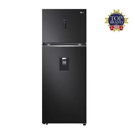 LG Kulkas 2 Pintu Door Cooling 459 Liter - GN-F452PQAQ