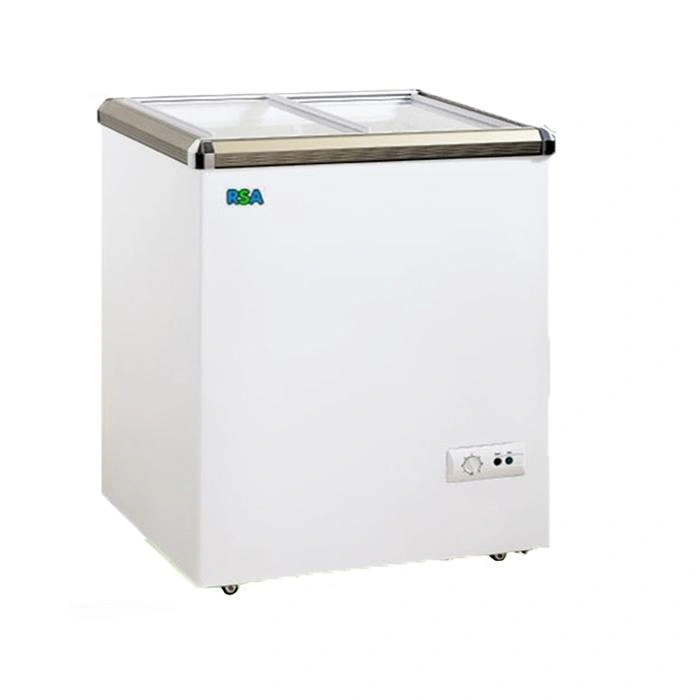 RSA XS-110 / XS110 Sliding Flat Glass Freezer 100 Liter Chest Freezer 100L KACA