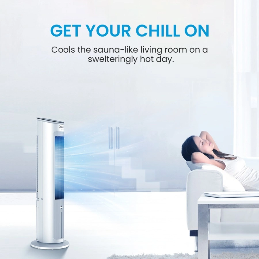 AIR COOLER Midea Tower Fan Air Cooler 4in1 MAC400R0APW 4L Ionizer Diffuser 4LITER not acool4