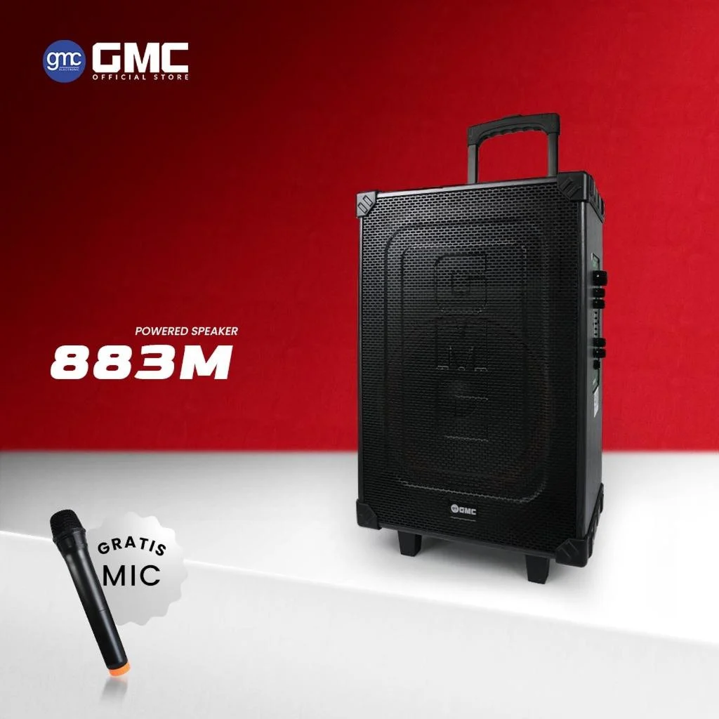 GMC Speaker Aktif 10 inch 897W wireless