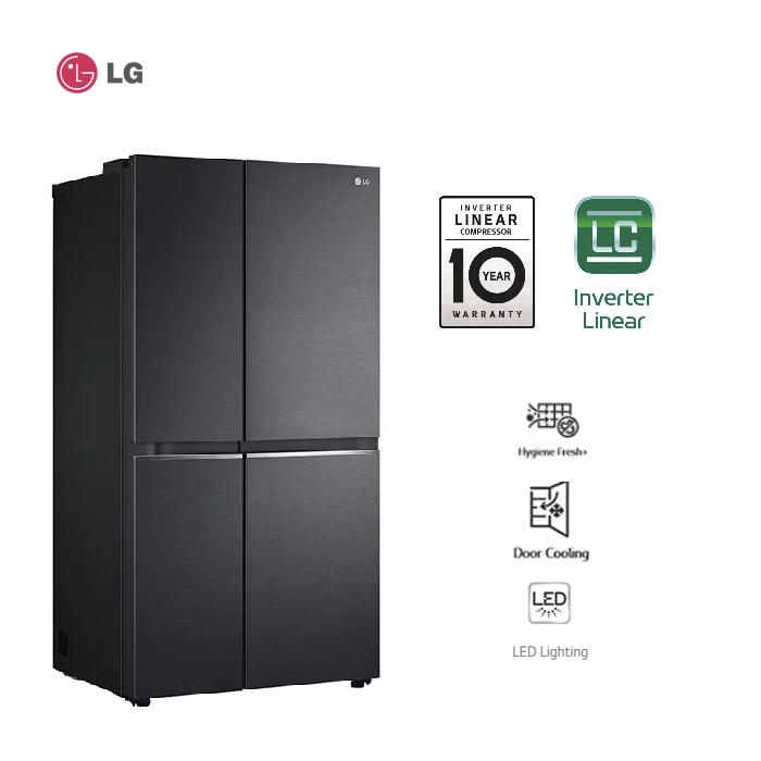 LG Kulkas Side By Side GCB257SQZL / GC GC B257SQZL 694 L Inverter Display
