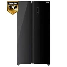 SHARP KULKAS SIDE BY SIDE SJ-IS71 PGA-BK  600L SJ-IS71 PGA