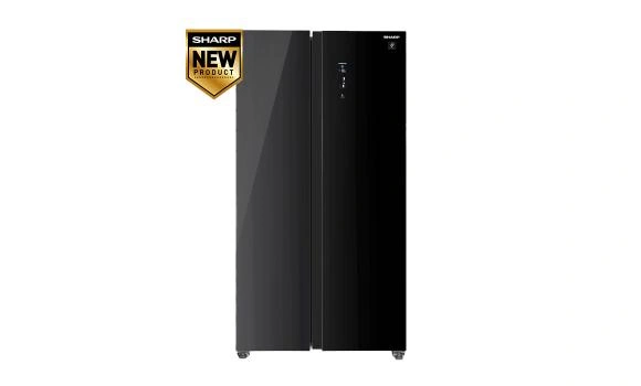 SHARP KULKAS SIDE BY SIDE SJ-IS71 PGA-BK  600L SJ-IS71 PGA