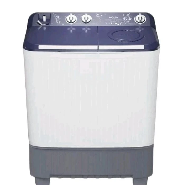 Aqua Mesin Cuci 8 KG QW-8030HT hijab tutup bening