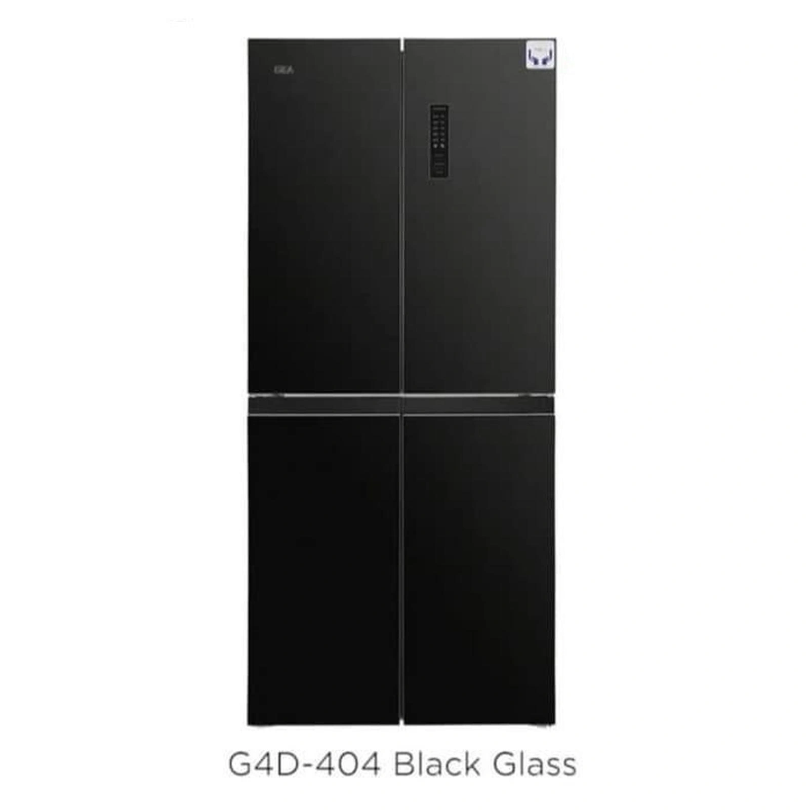 GEA Kulkas 4 Pintu Side By Side INVERTER GEA G4D-460 BLACK GLASS G4D460 black inox