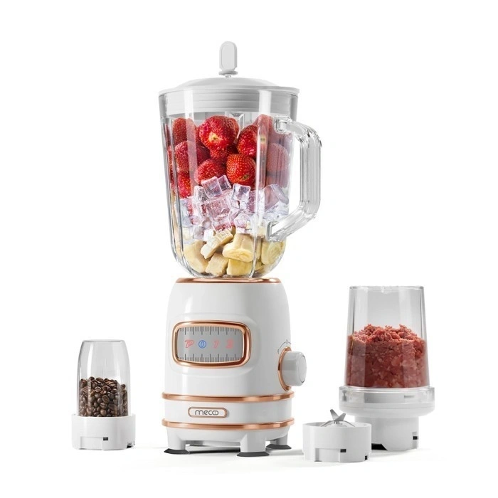 Mecoo Blender Most Aesthetic 4 in 1 Ice Crusher Juicer 300 Low Watt BPA Free