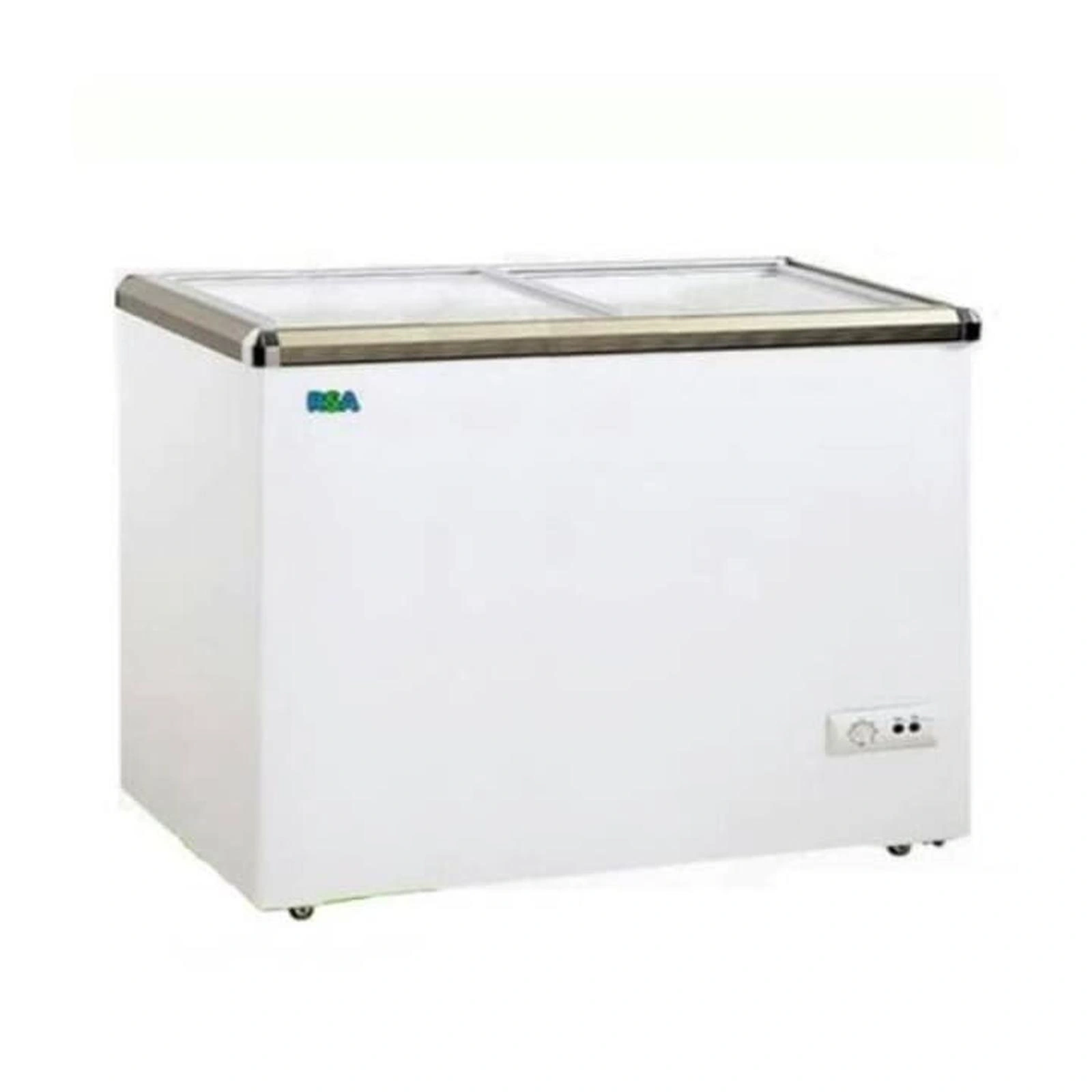 RSA XS-200 / XS200 Sliding Flat Glass Freezer  Liter Chest Freezer 190L KACA