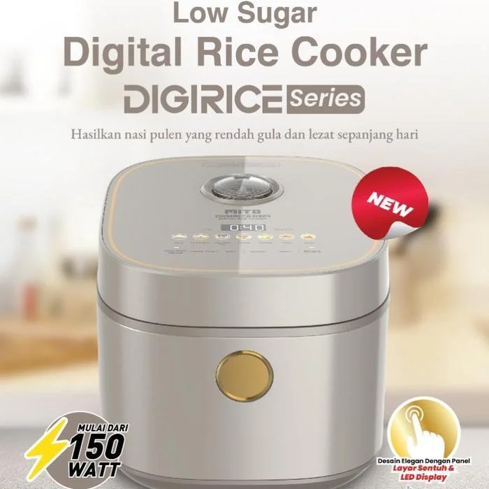 Mito R18 Digital Rice Cooker 8in1 Low Sugar 1.8L