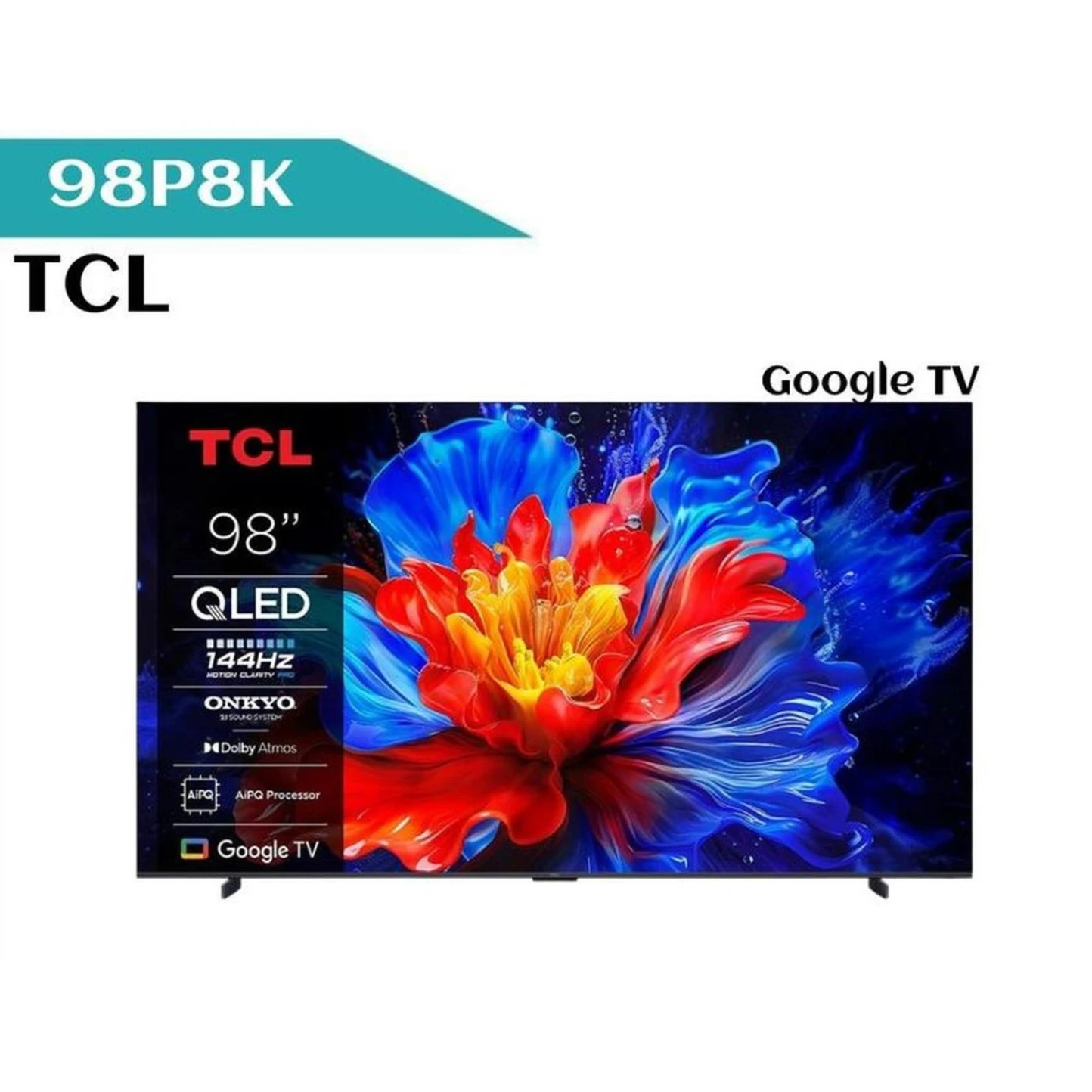 TCL TV 98P8K 98 Inch QLED TV 4K UHD TCL 98P8K Dolby Atmos TCL 98 Inci
