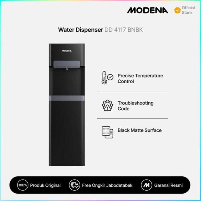 Modena dispenser DD 4117 BNBK / Dispenser Galon Bawah Touch Screen Modena