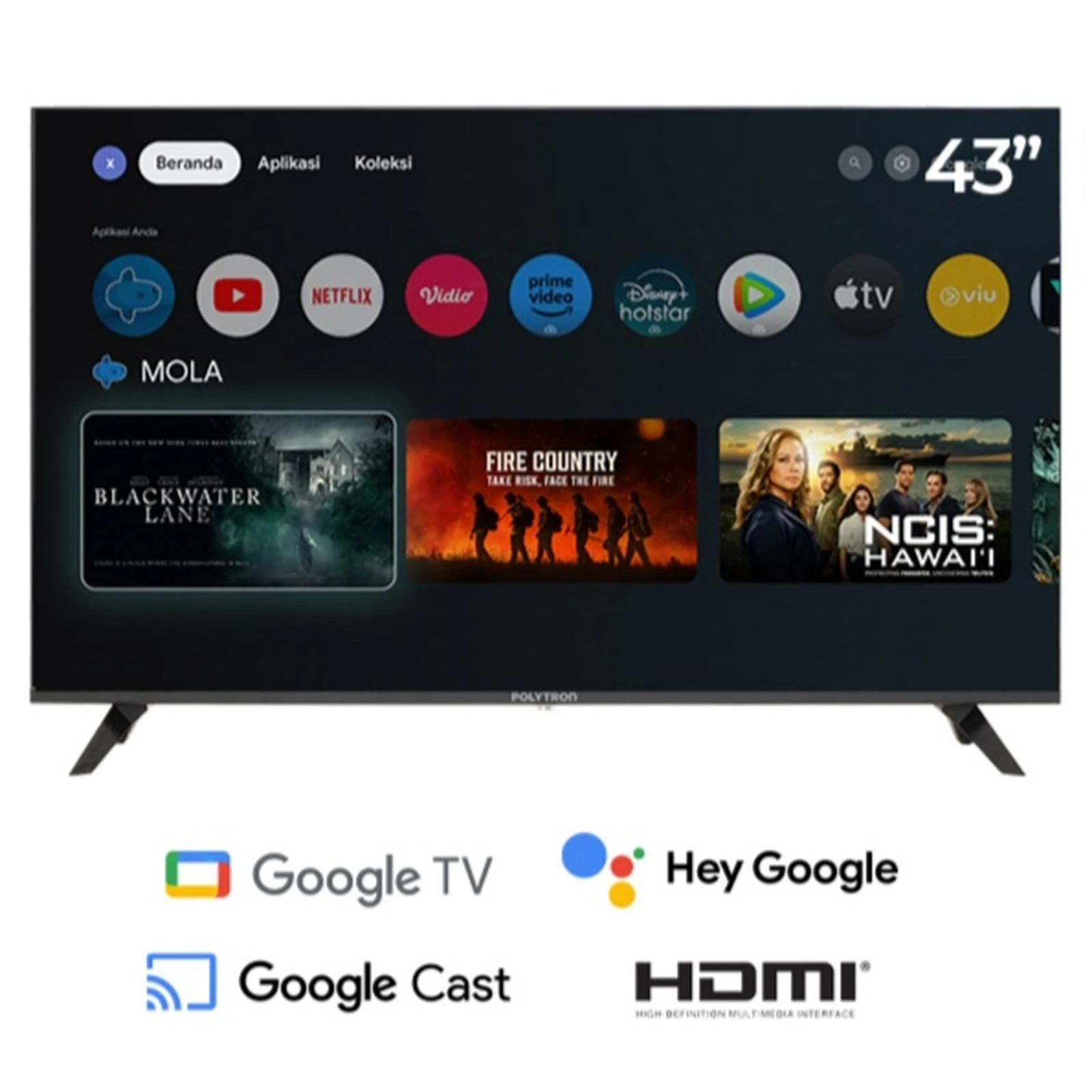 Polytron Led Tv PLD 43RG5059