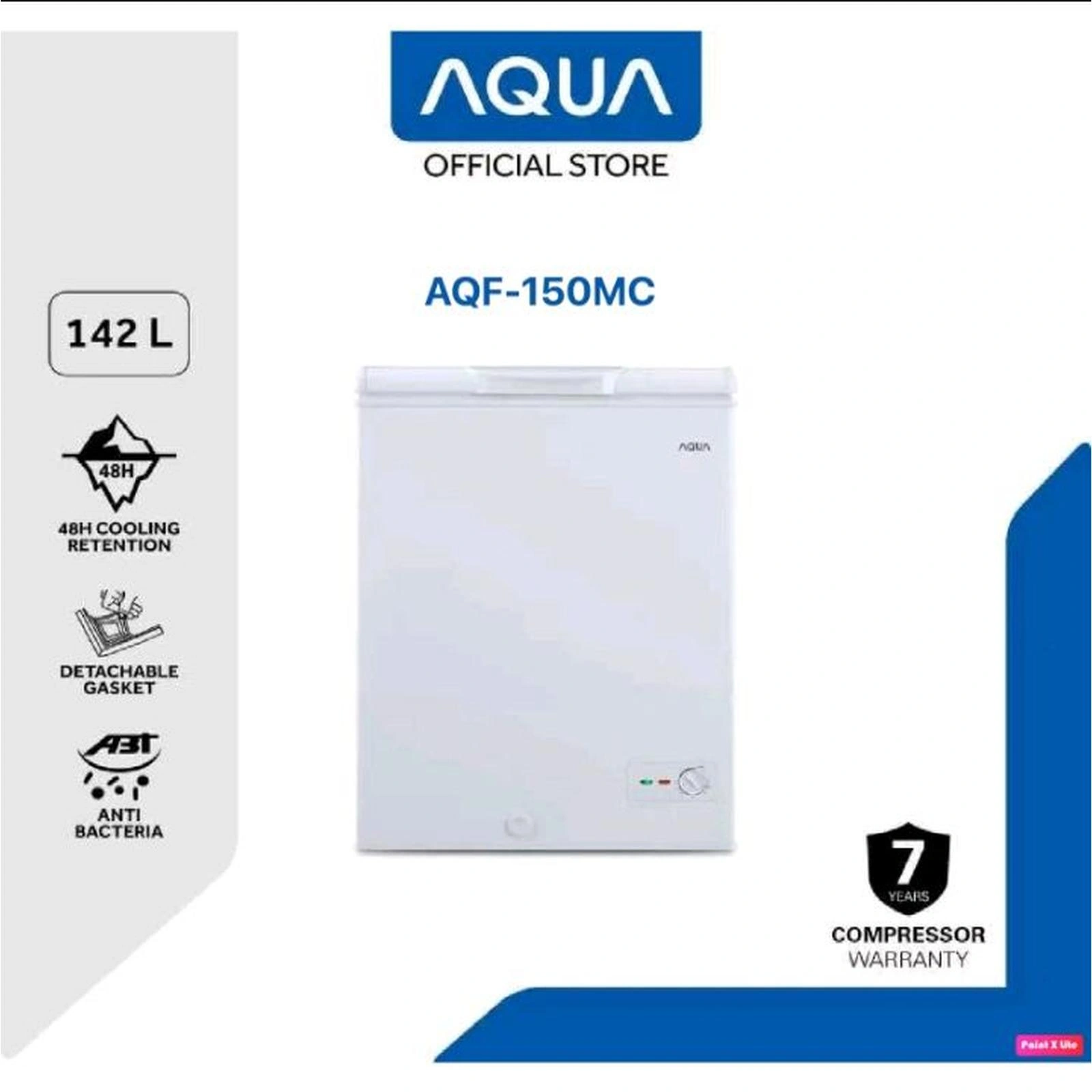 AQUA FREEZER BOX CHEST FREEZER AQUA AQF150 AQF 150mc LITER