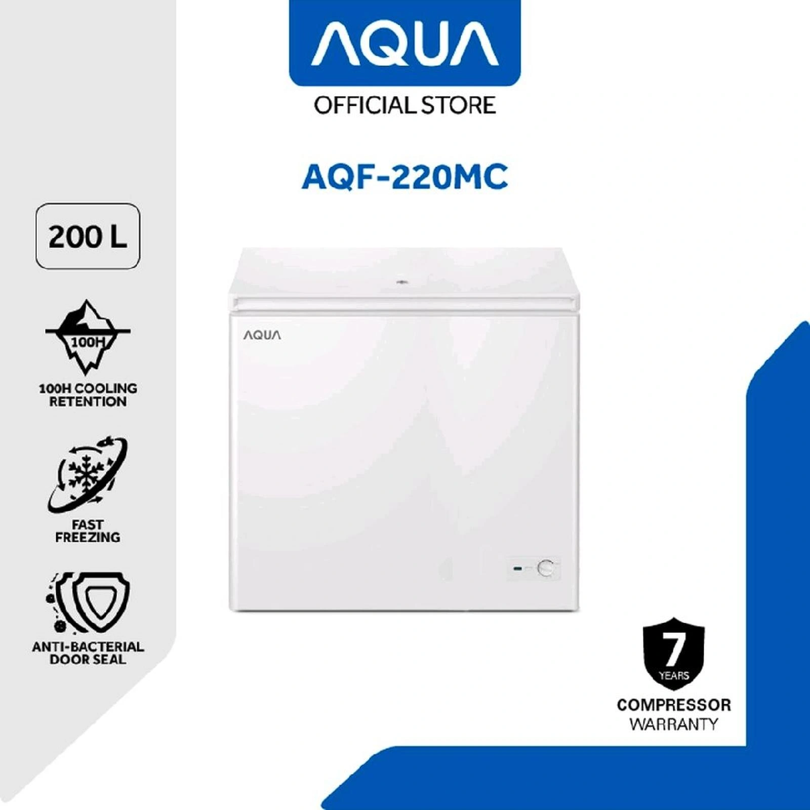 AQUA FREEZER BOX AQF220mc AQF-220 200liter