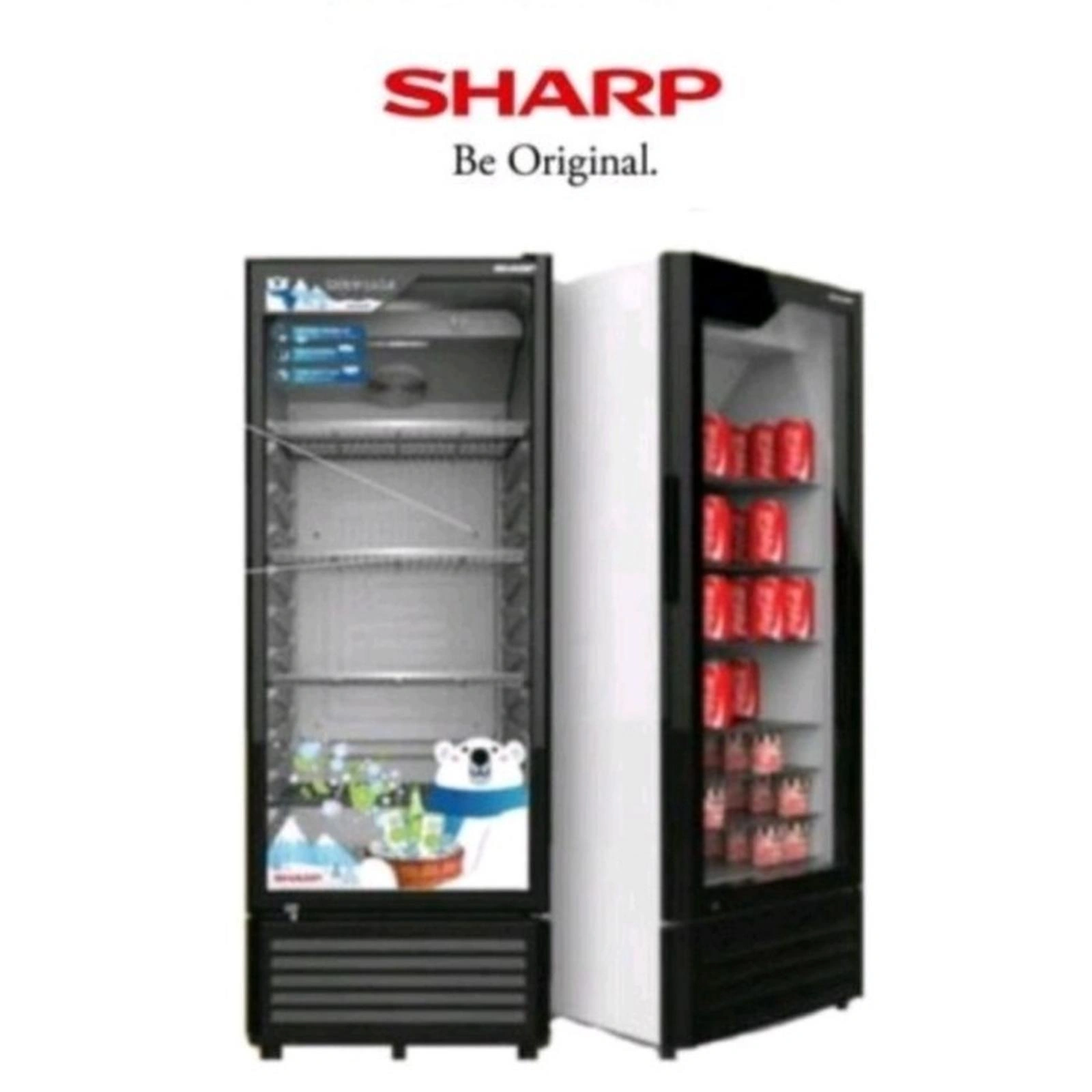 SHARP SHOWCASE SCH250FS 260L 4RAK