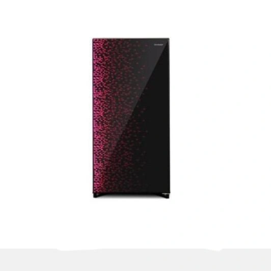 SHARP KULKAS 1 PINTU SJX195MG-GR GEOMETRIK RED (184 LITER)