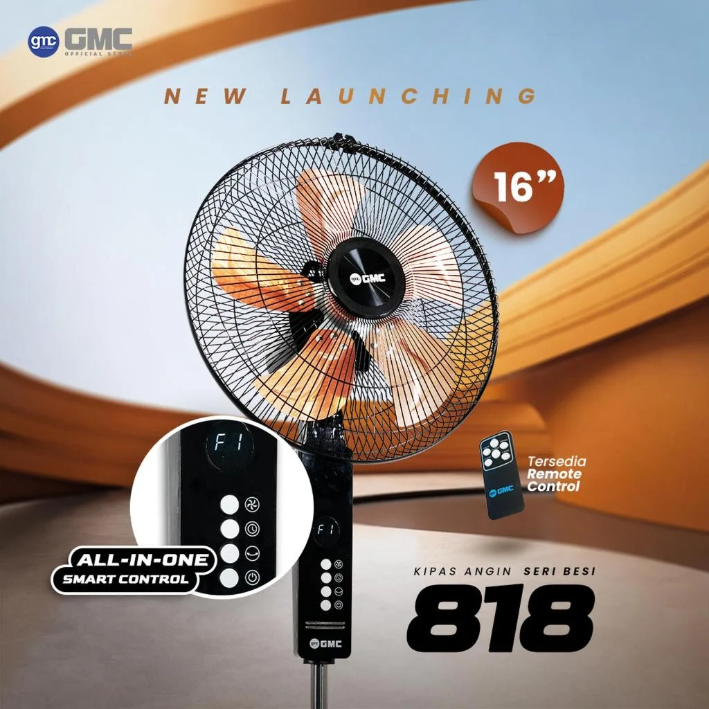 GMC STAND FAN 818 Kipas Berdiri GMC 16