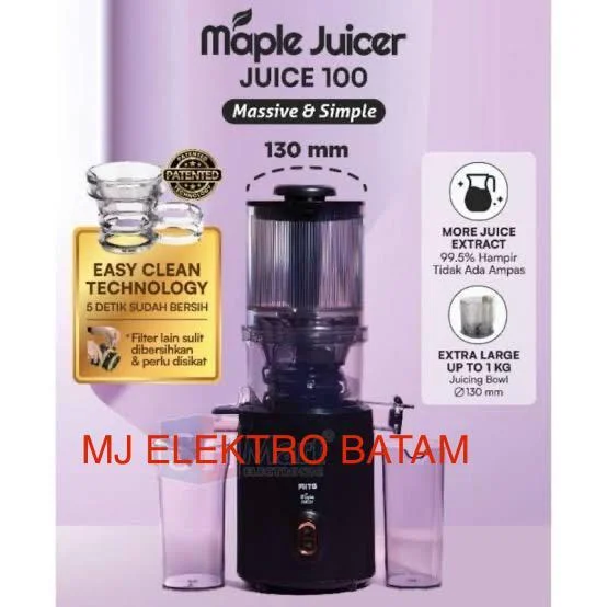 Slow juicer Mito Maple series MITO Maple Juicer 1,5L JUICEr 100 XXL low watt