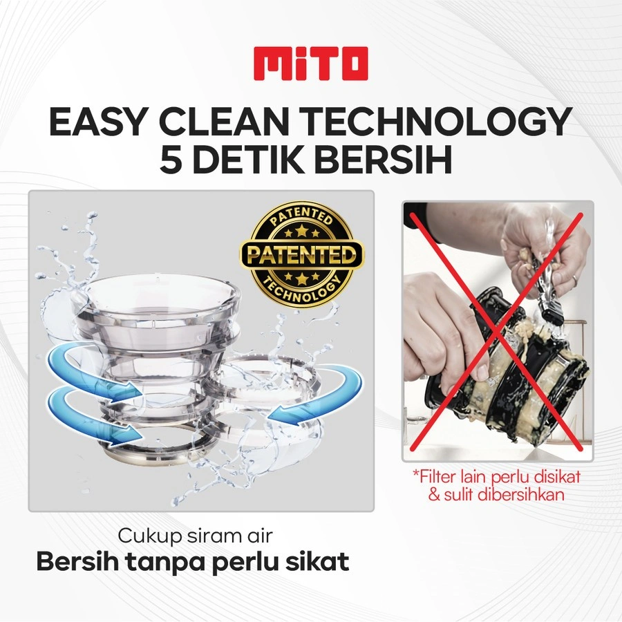 Slow juicer Mito Maple series MITO Maple Juicer 1,5L JUICEr 100 XXL low watt