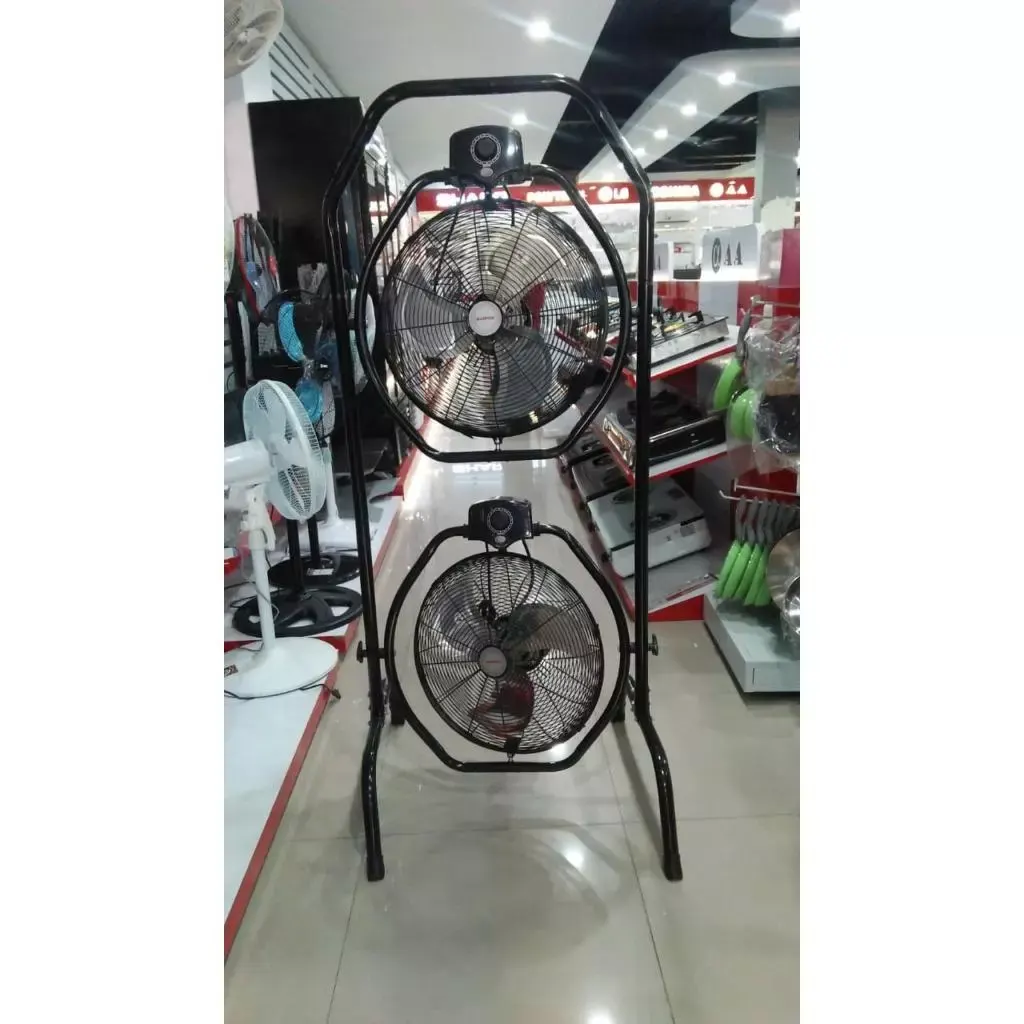 Maspion Stand Fan Kipas Angin Berdiri 18 Inchi Power Fan PW-18X2 Double Twin Fan