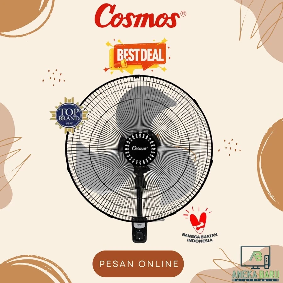 COSMOS : WBF1804 KIPAS ANGIN DINDING 18 INCH BALING BESI WBF 1804