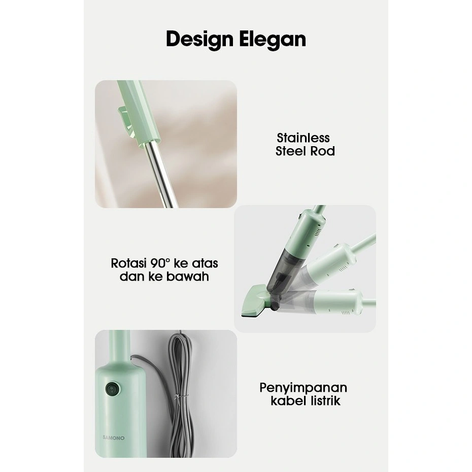 Samono Vacuum Cleaner SW-VCG15 2IN1 SWVCG15 Anti Dust SW VCG15