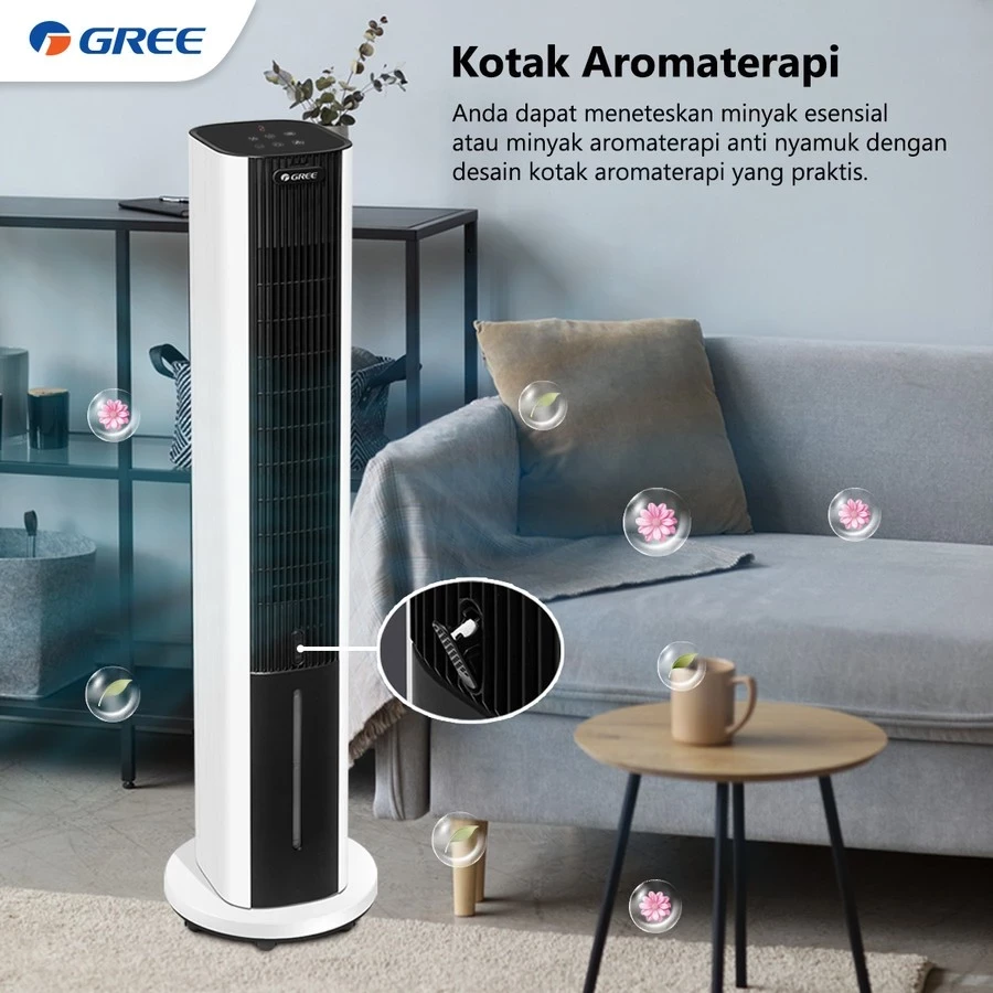 GREE AIR COOLER 6 LITER GTA ACOOL6 PENYEJUK RUANGAN *Free 2Pcs Icepack