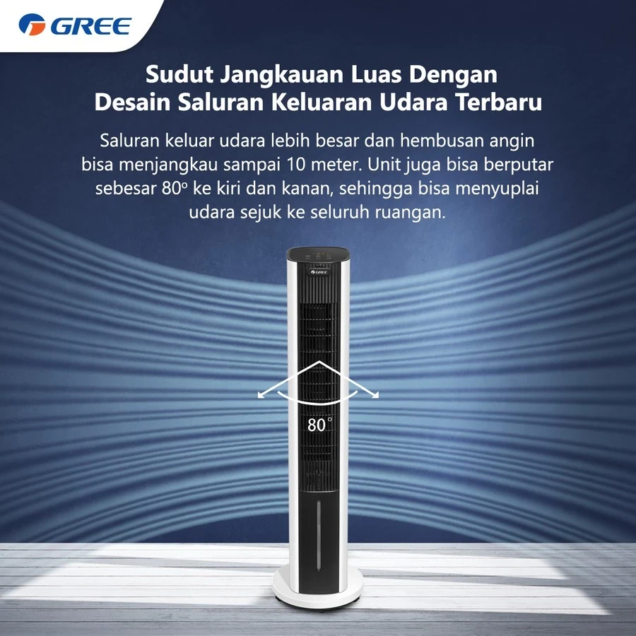 GREE AIR COOLER 6 LITER GTA ACOOL6 PENYEJUK RUANGAN *Free 2Pcs Icepack