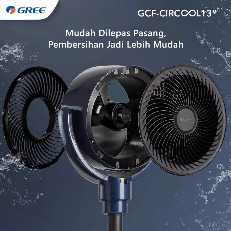 Gree GCF-CIRCOOL13S 2in1 Fan Hemat Energi Kipas Gree circool 13