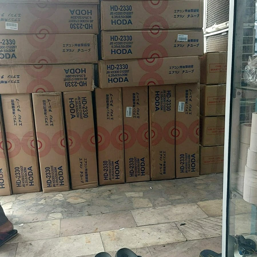 Pipa AC Hoda 1/4×3/8 Buat AC 0,5pk-1pk Tembaga Tebal Permeter